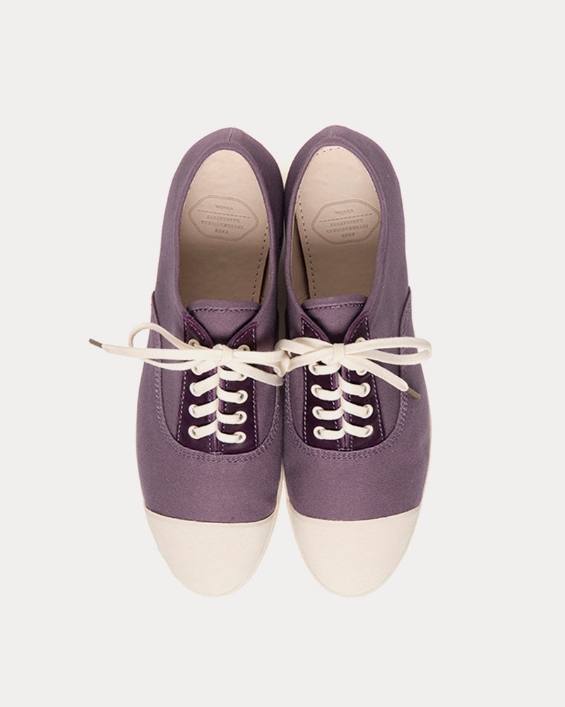 Visvim P.T.U. Trainer Canvas Purple Low Top Sneakers - 2