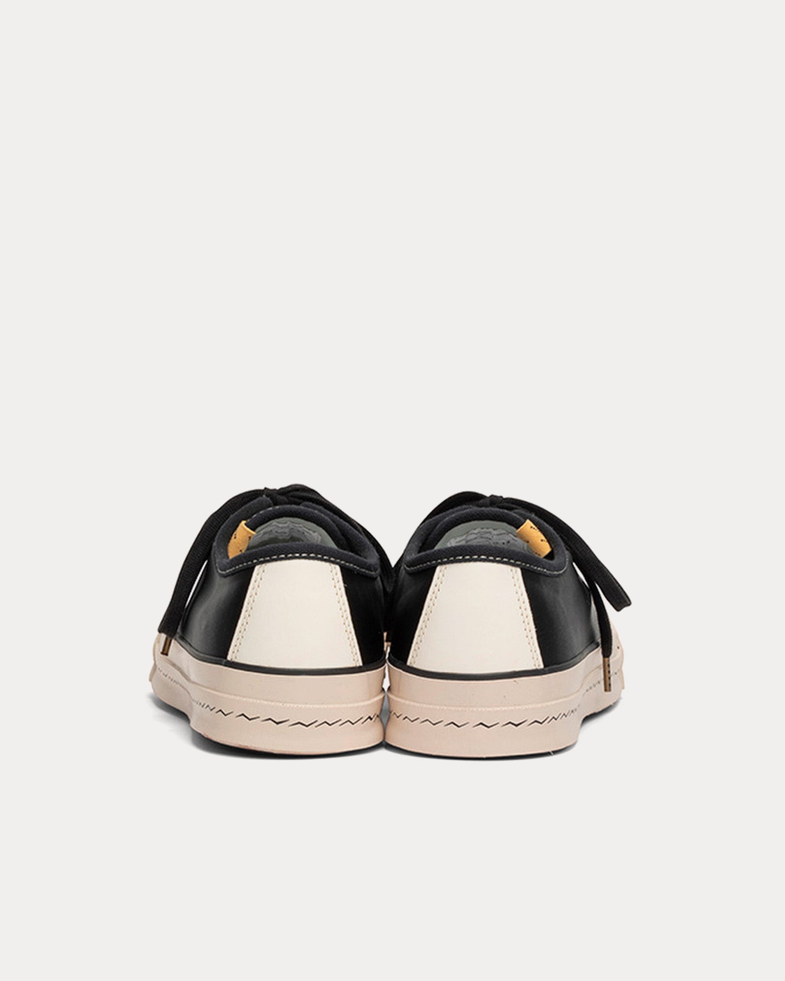 Visvim Skagway Lo Rayon Satin Black Low Top Sneakers - 3