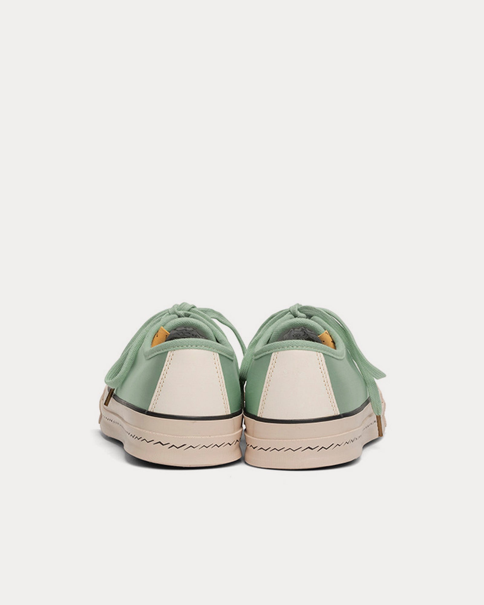 Visvim Skagway Lo Rayon Satin Green Low Top Sneakers - 3