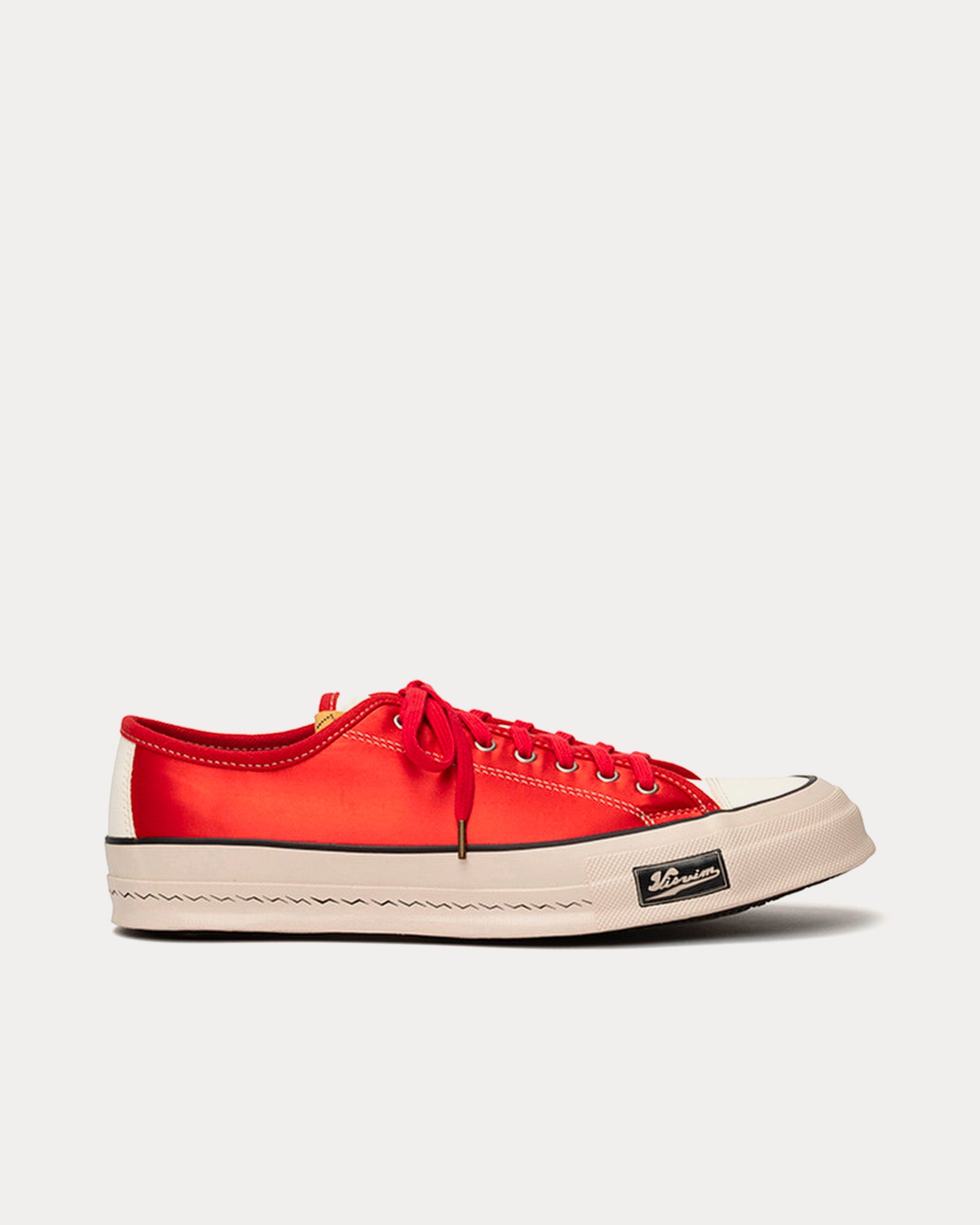 Visvim Skagway Lo Rayon Satin Red Low Top Sneakers - 1