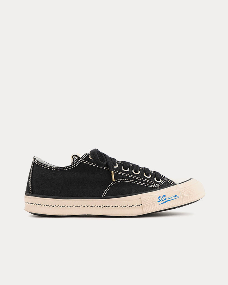 Visvim Skagway Lo Canvas Black Low Top Sneakers - 1