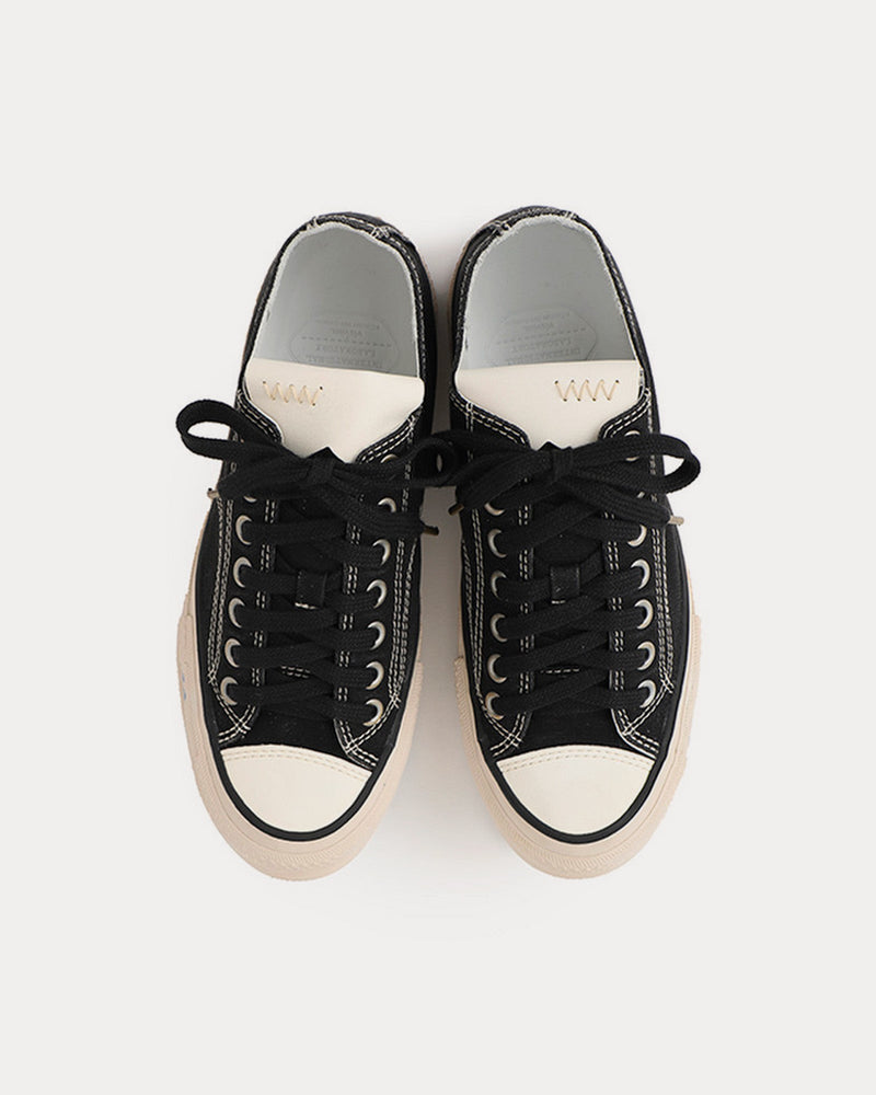 Visvim Skagway Lo Canvas Black Low Top Sneakers - 2