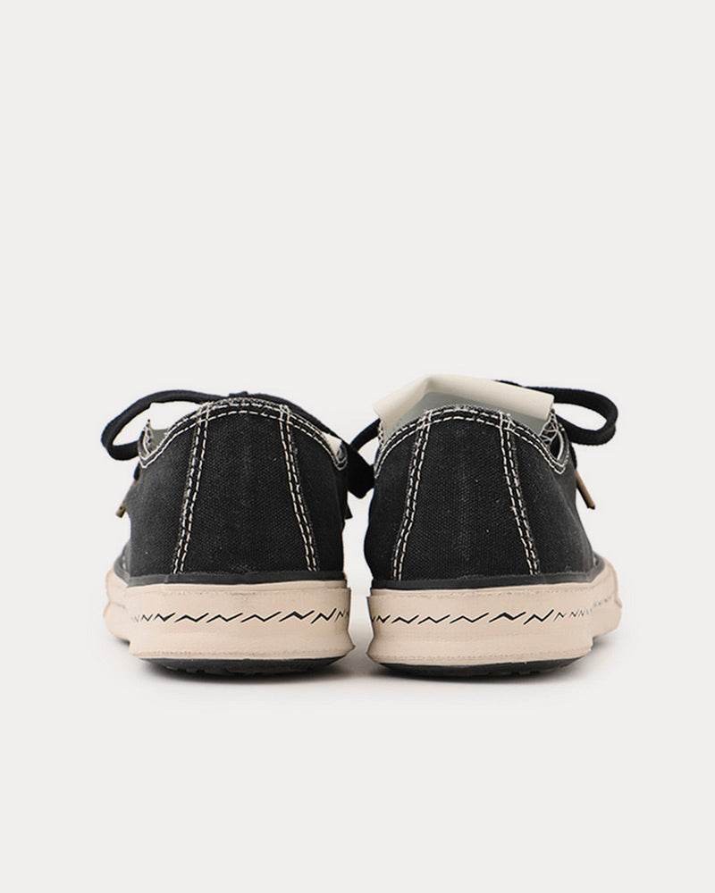 Visvim Skagway Lo Canvas Black Low Top Sneakers - 3