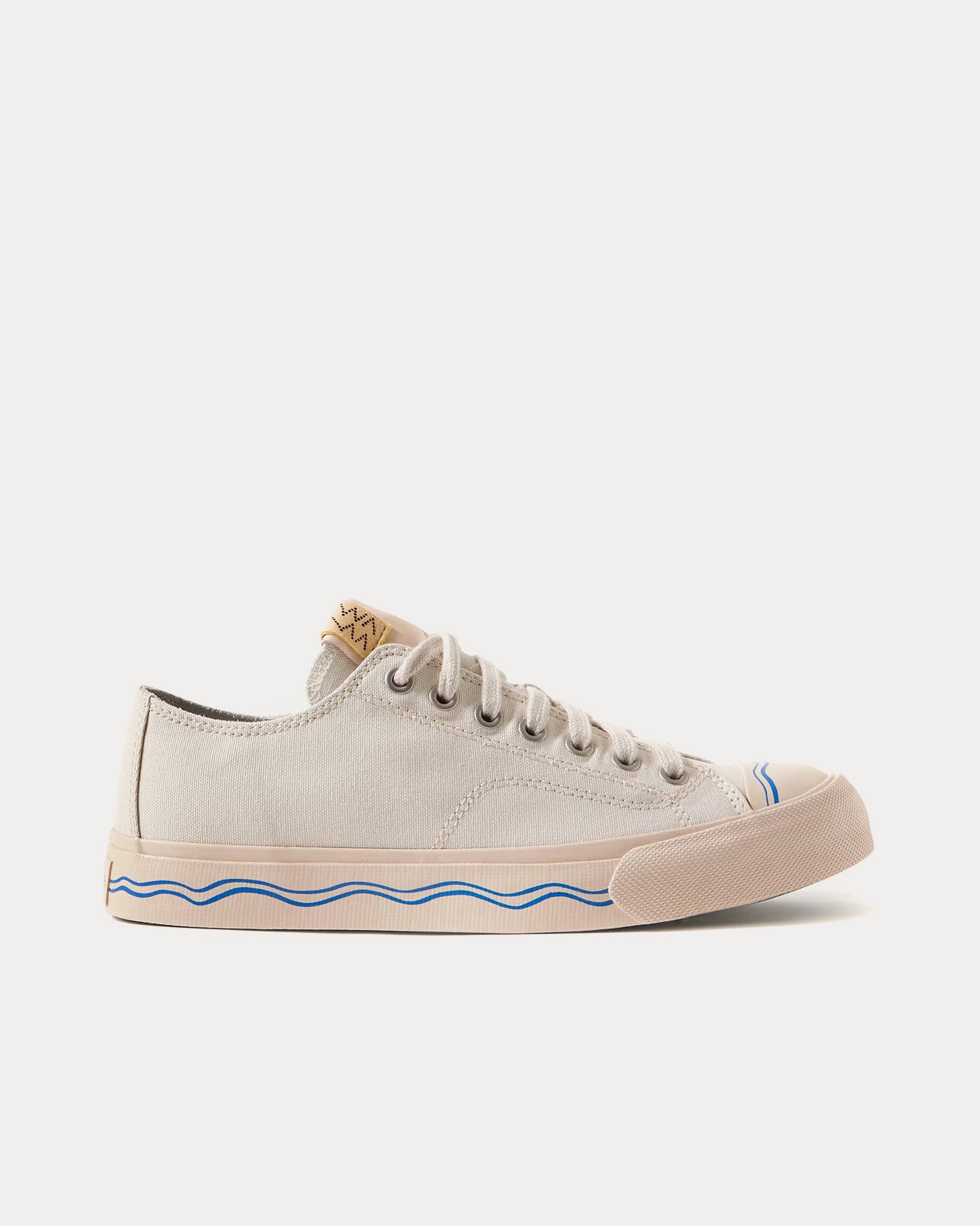 Visvim Seeger Lo Canvas Ivory Low Top Sneakers - 1