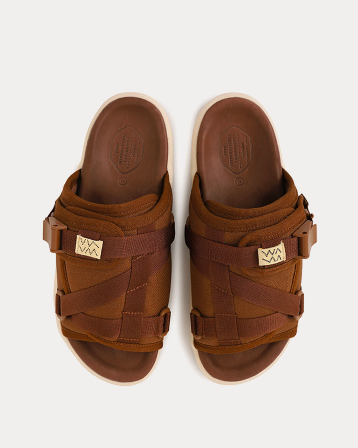 Visvim Christo Brown Sandals - 2