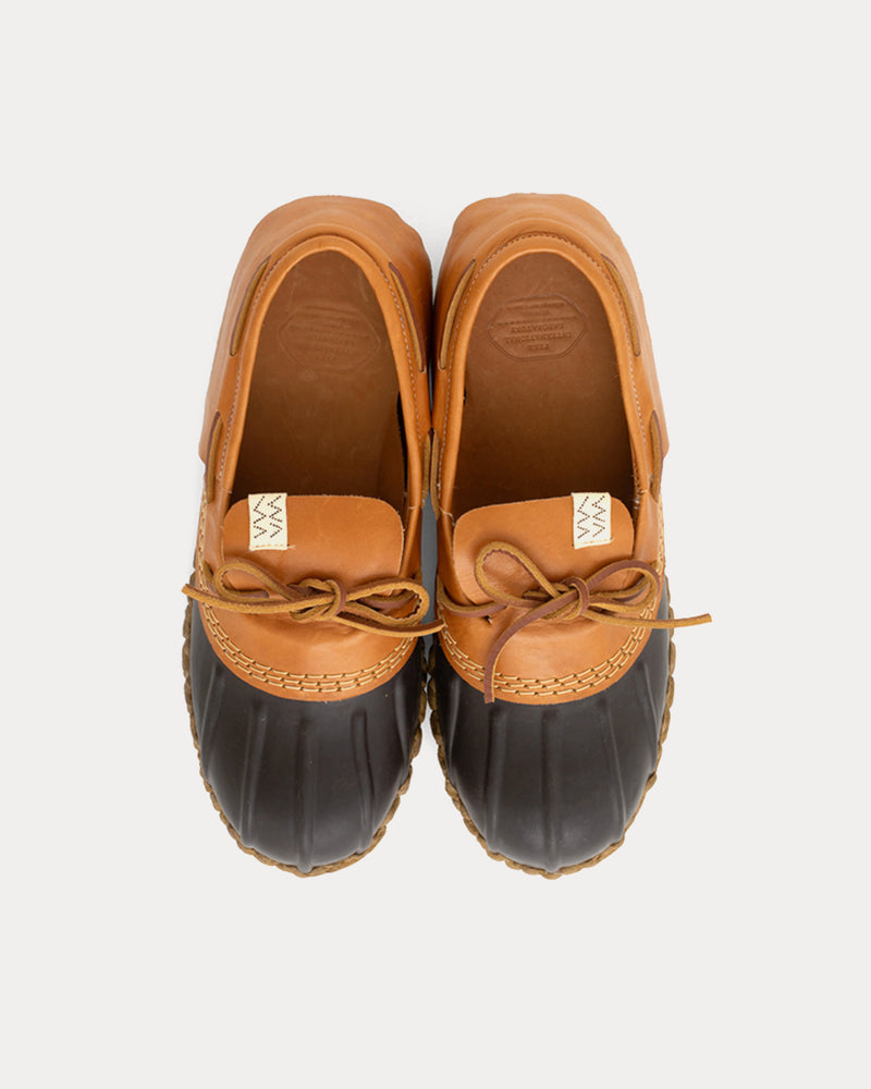 Visvim Decoy Duck Lo-Folk Dark Brown Slip On Shoes - 2