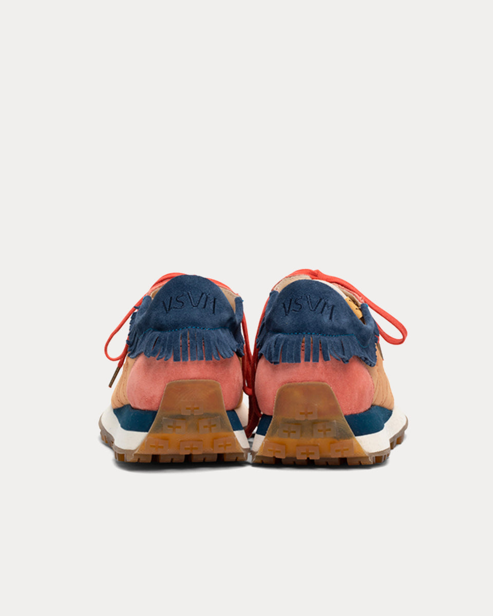 Visvim Walpi Runner Cotton & Nylon Orange Low Top Sneakers - Sneak in Peace