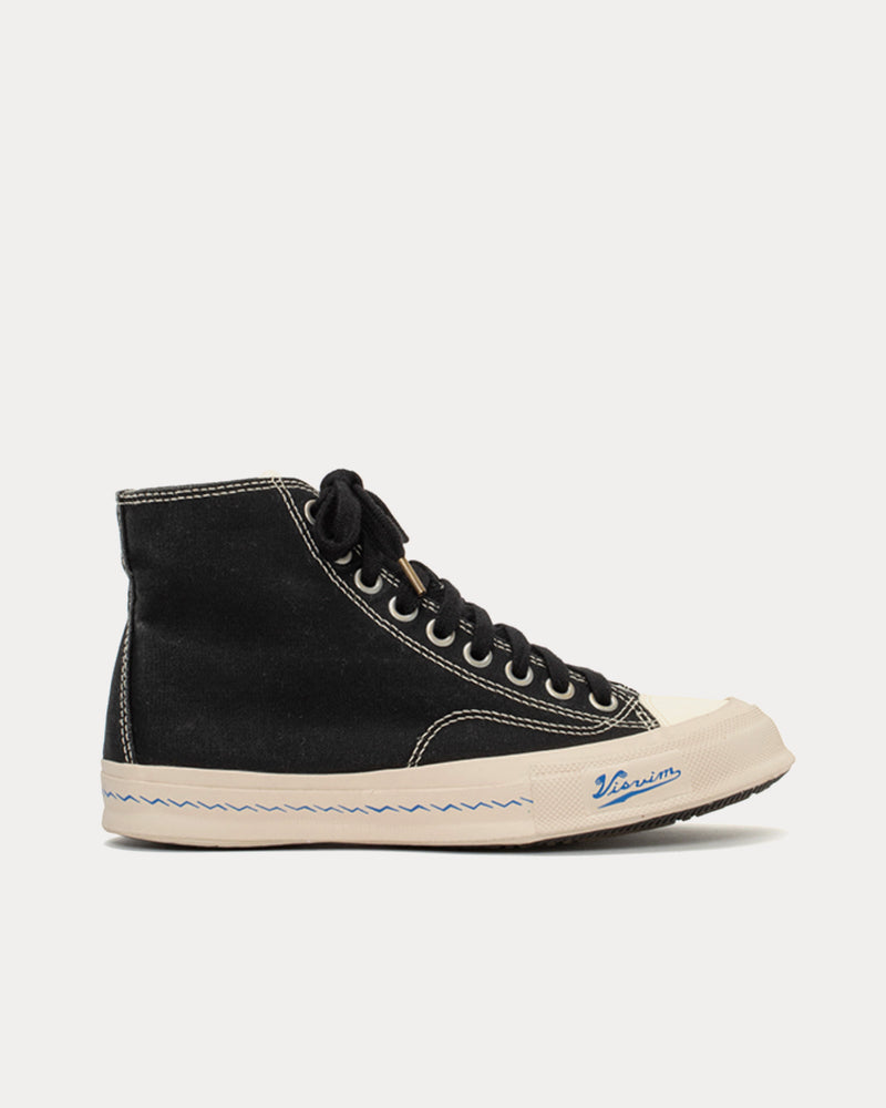 Visvim Skagway Hi W Canvas Black High Top Sneakers - 1