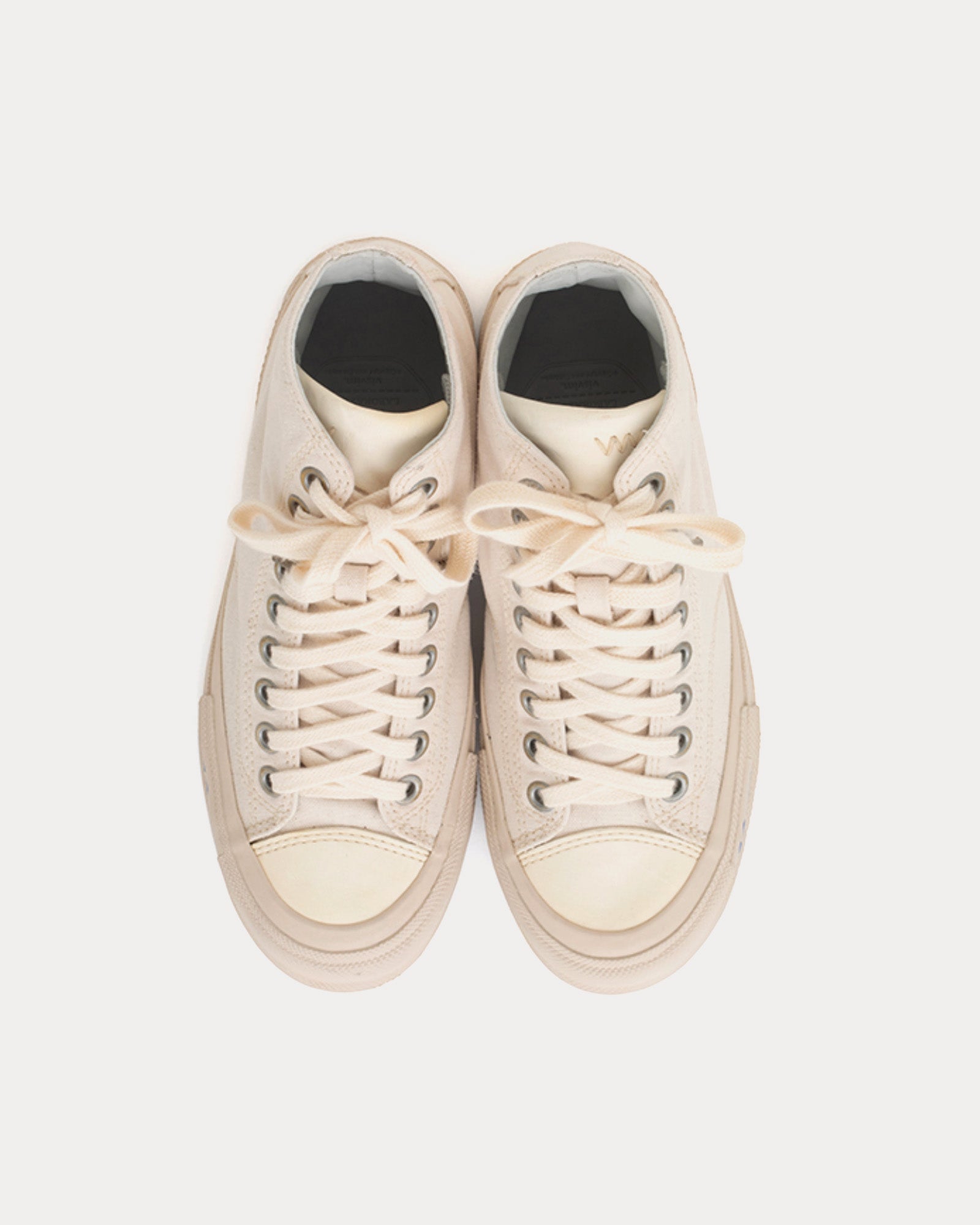 Visvim Skagway Hi W Canvas Ivory High Top Sneakers - 2