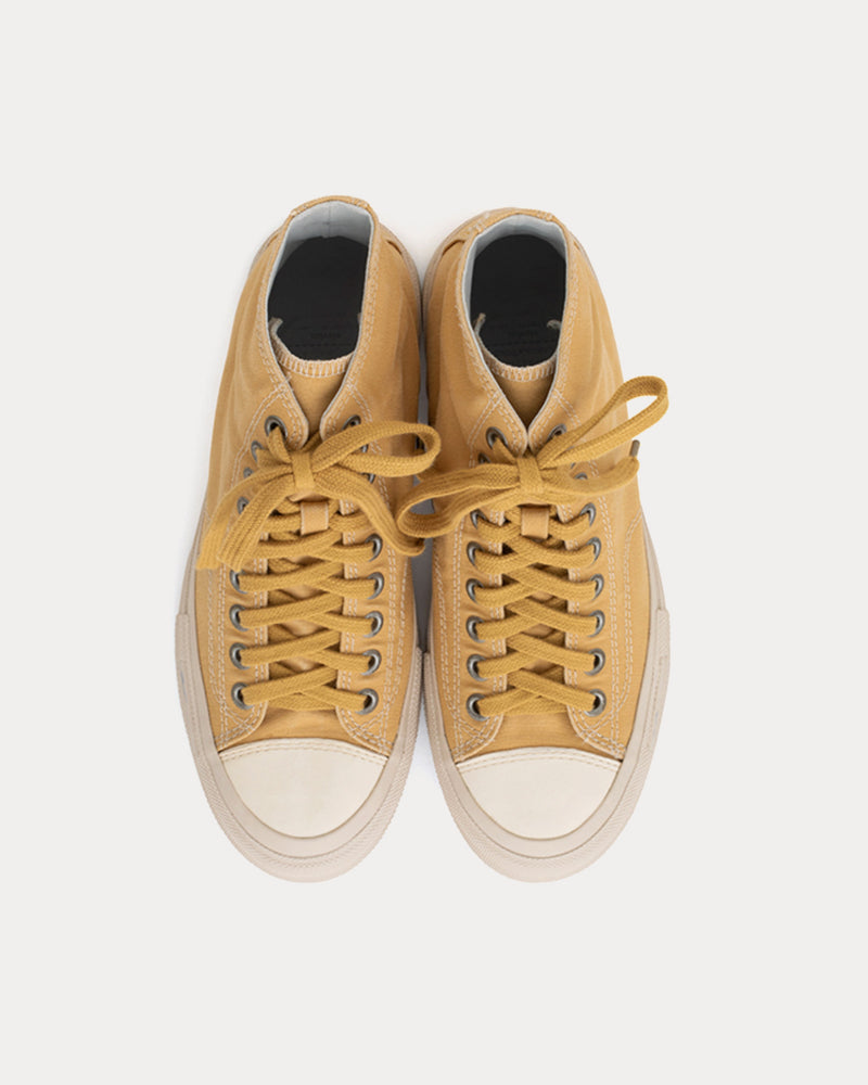 Visvim Skagway Hi W Canvas Mustard High Top Sneakers - 2