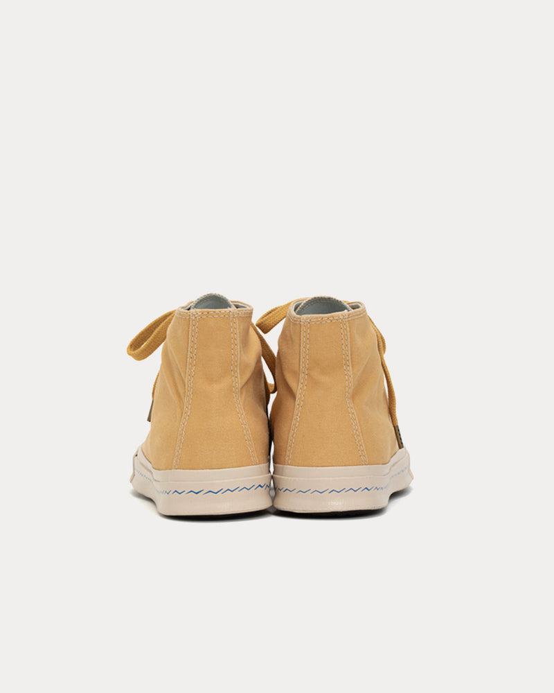 Visvim Skagway Hi W Canvas Mustard High Top Sneakers - 3