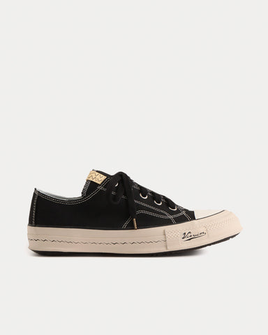 Visvim Skagway L.T Lo Canvas Black Low Top Sneakers