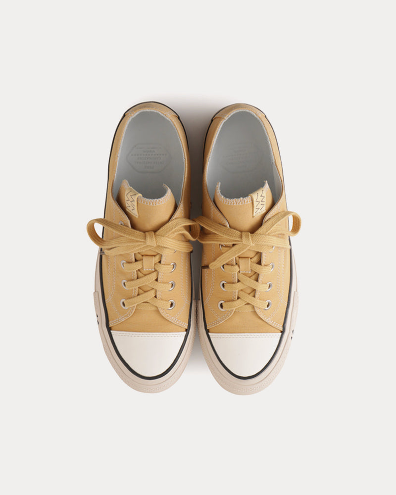 Visvim Skagway L.T Lo Canvas Mustard Low Top Sneakers - 2