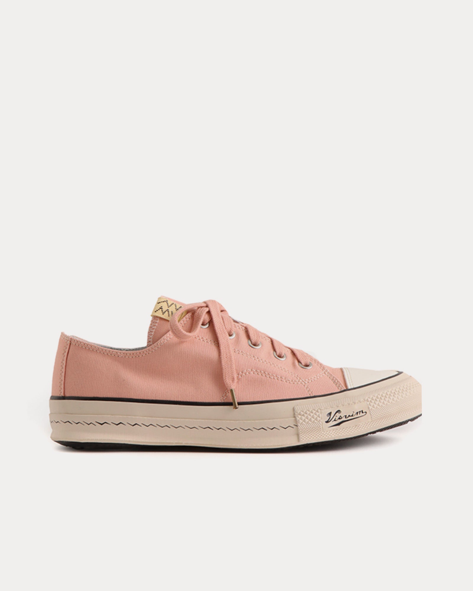 Visvim Skagway L.T Lo Canvas Pink Low Top Sneakers - 1