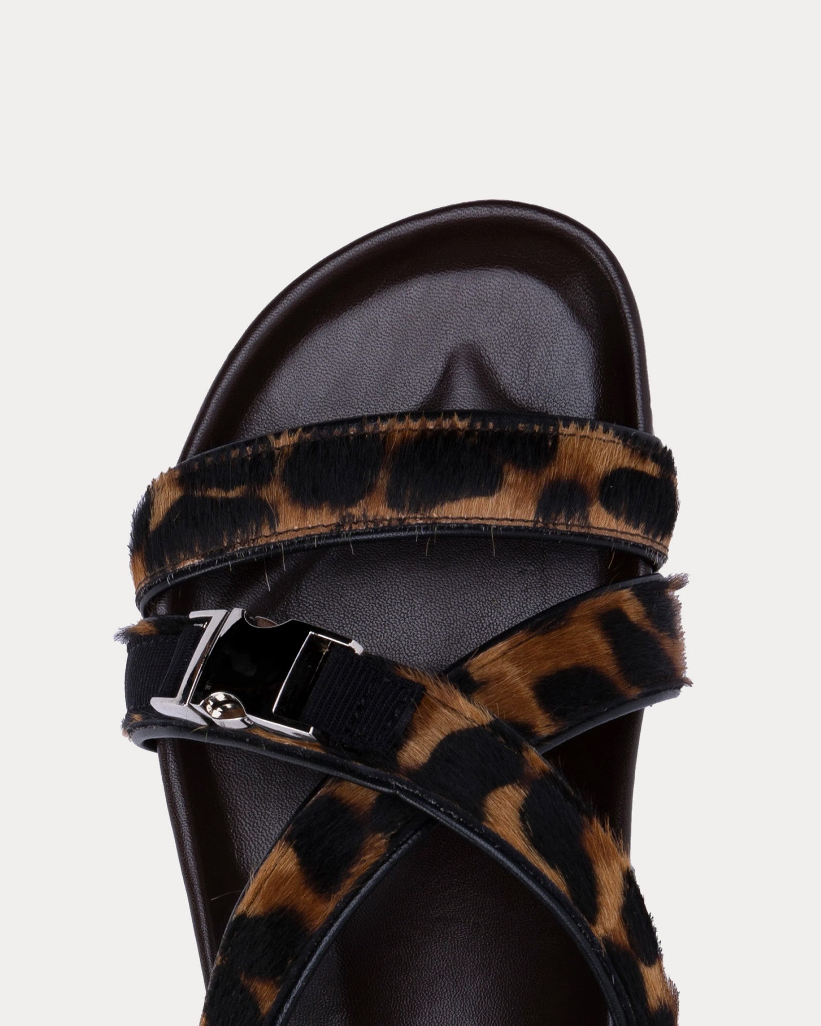 Wales Bonner Promise Leather Leopard-Print Sandals - 2