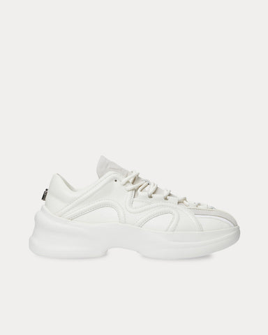 Wooyoungmi Leather White Low Top Sneakers