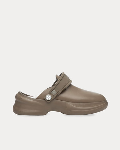 Wooyoungmi Slingback Leather Beige Clogs