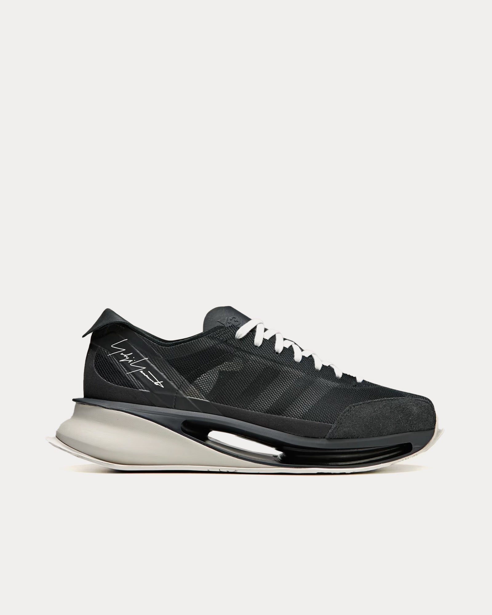 Y-3 S-Gendo Black / Black / Chalk Pearl Running Shoes - 1