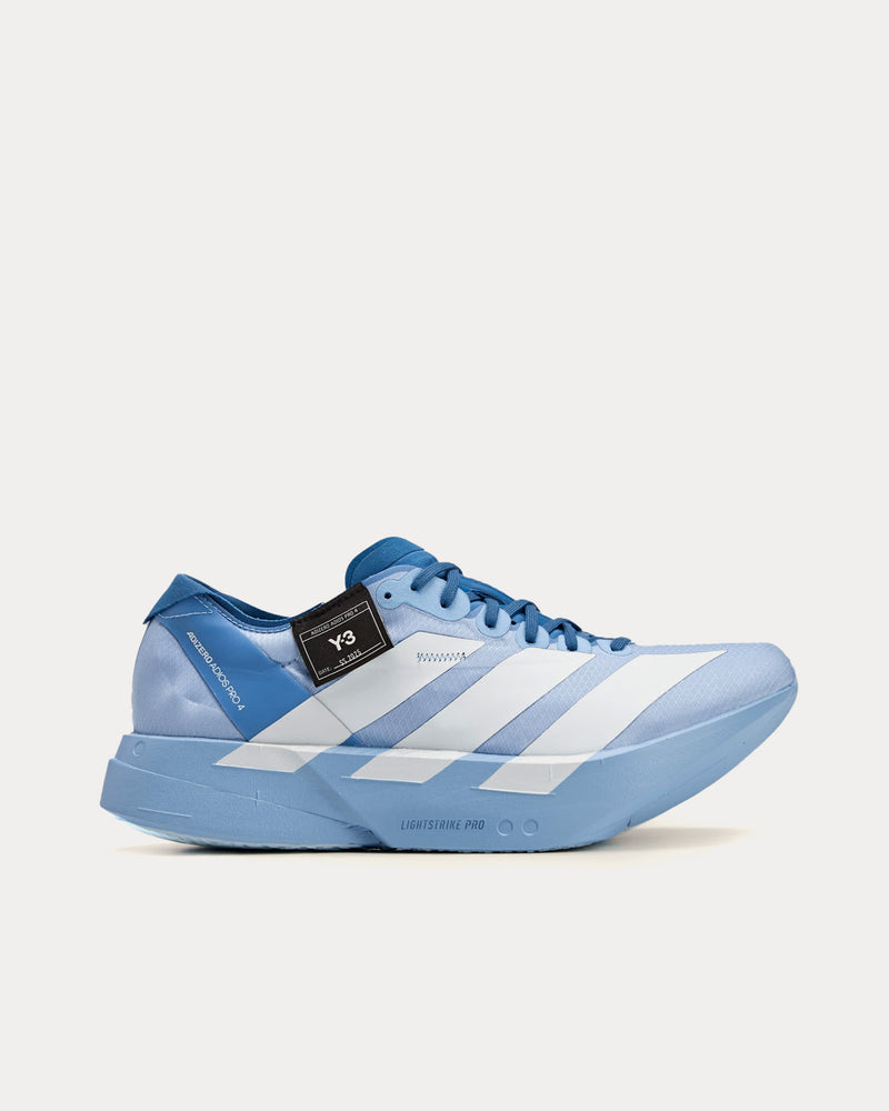 Y-3 Adios Pro 4 Ash Blue / Clear Grey / Core Blue Running Shoes - 1