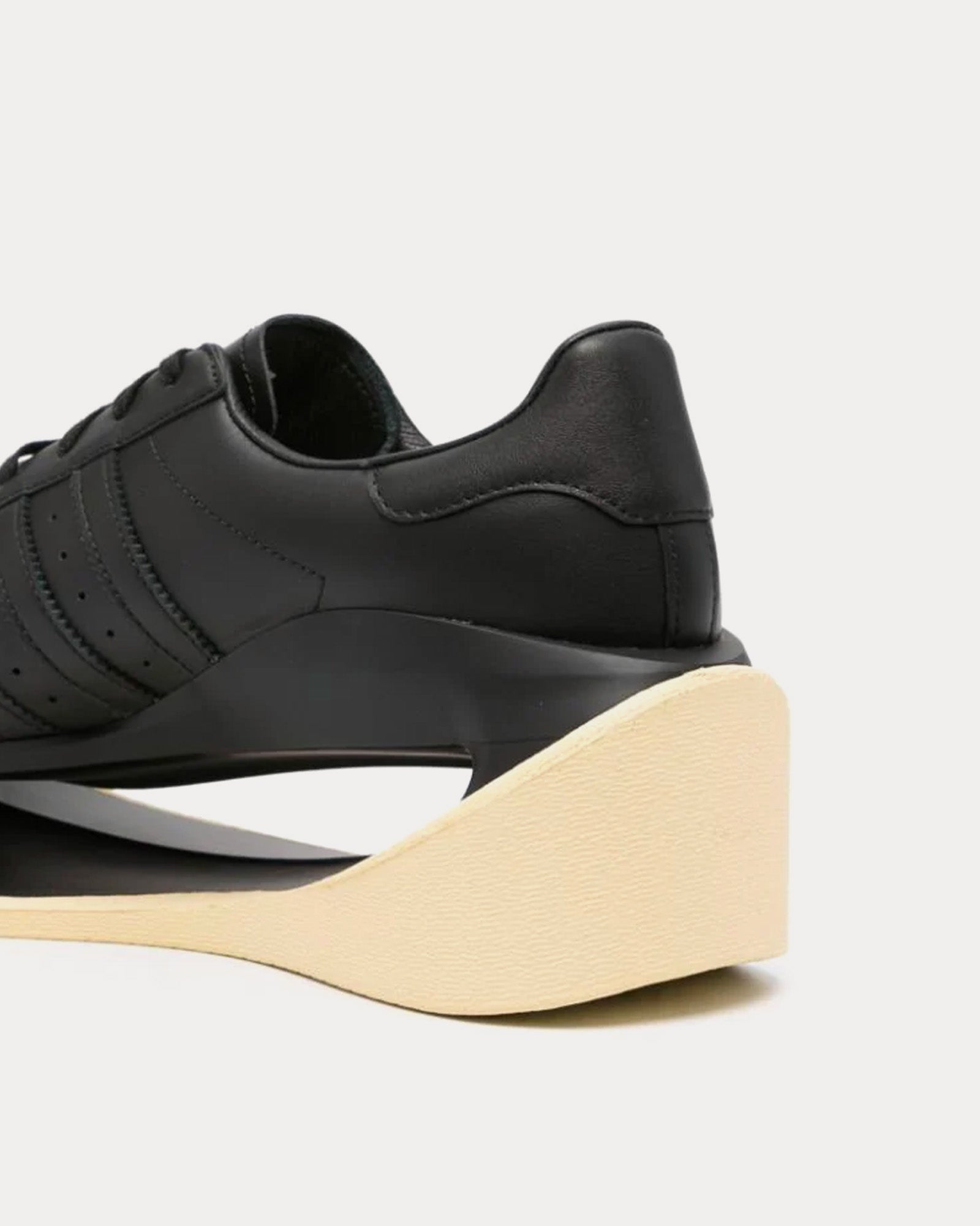 Y-3 Gendo Superstar Black / Black / Easy Yellow Low Top Sneakers - 3