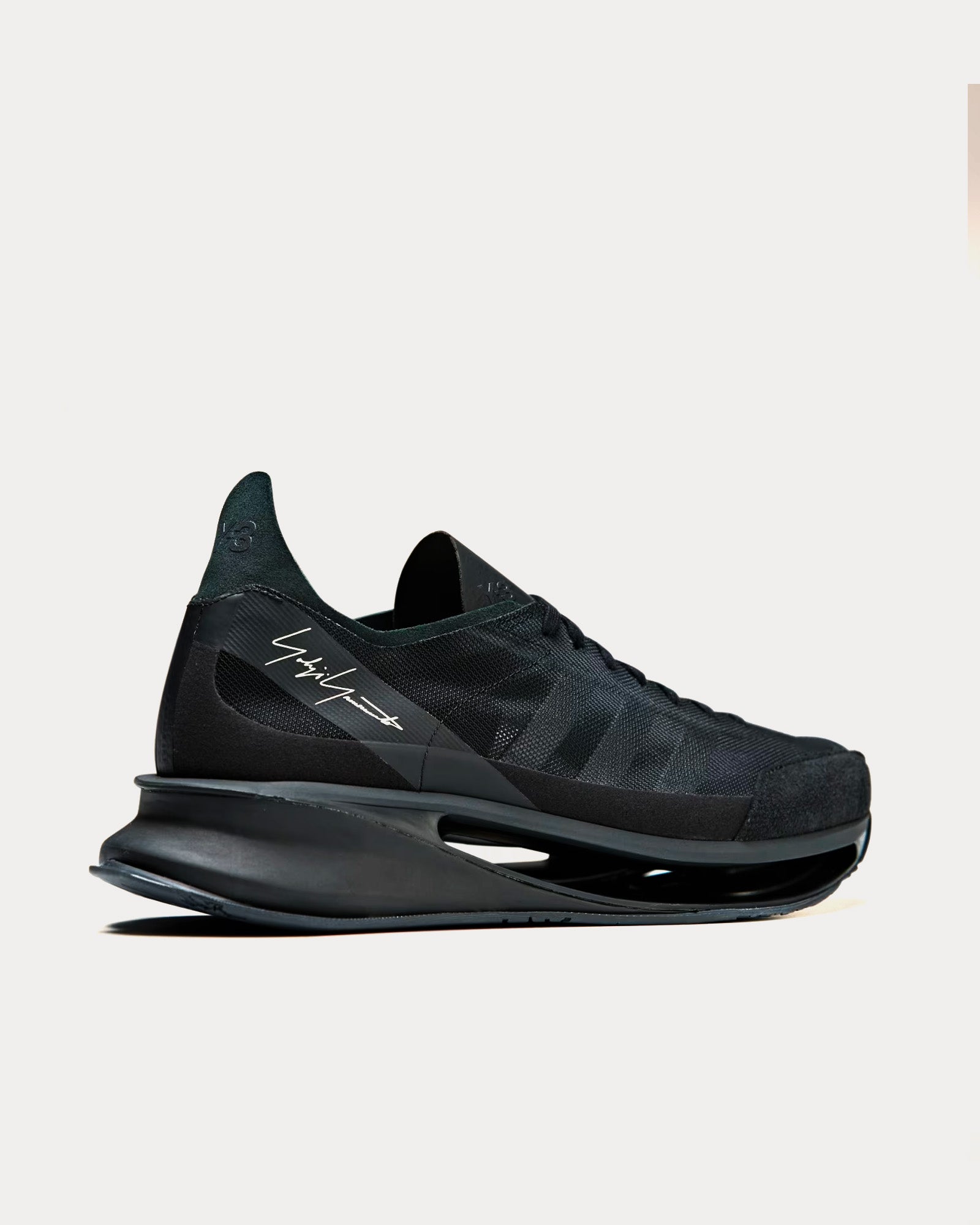 Y-3 S-Gendo Run Black / Black / Black Running Shoes - 3