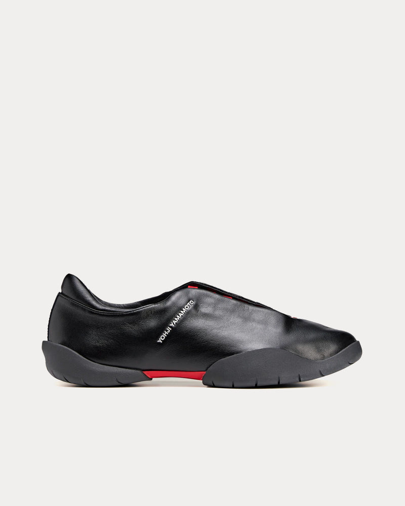 Y-3 Regu Mary Jane Black / Black / Better Scarlet Low Top Sneakers - 1