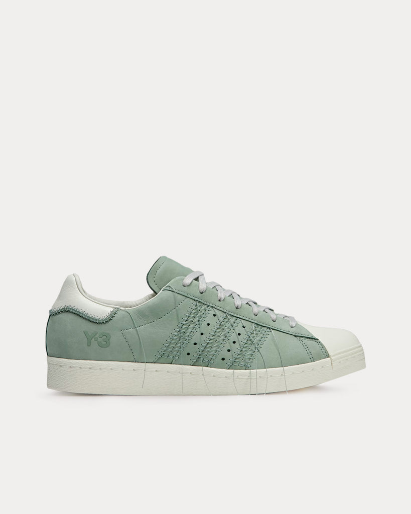 Light green superstar 2024 slip on trainers