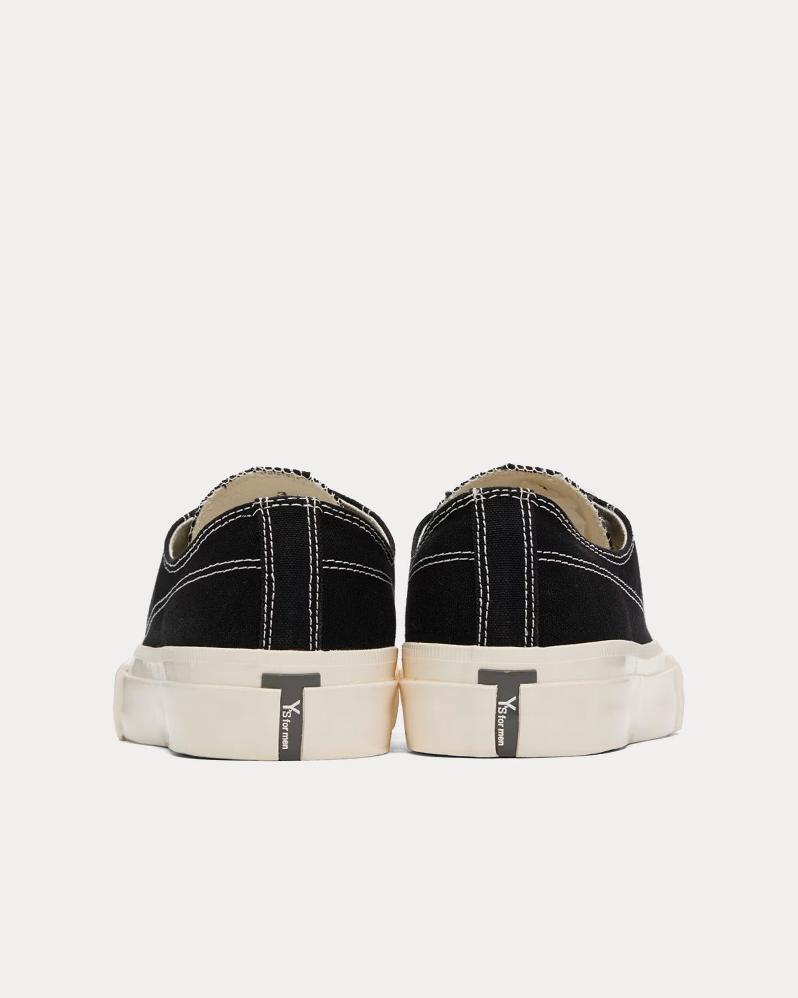 Yohji Yamamoto Y's Canvas Black Low Top Sneakers - 3