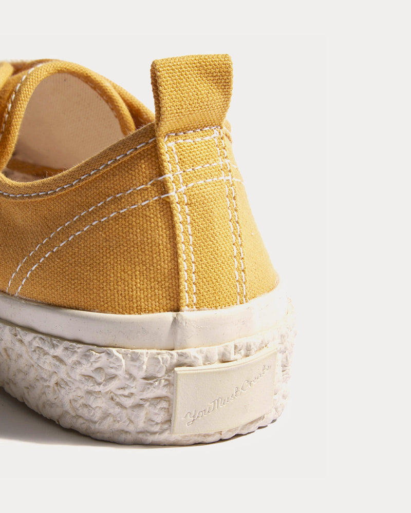 YMC Vulcanised Yellow Low Top Sneakers - 2