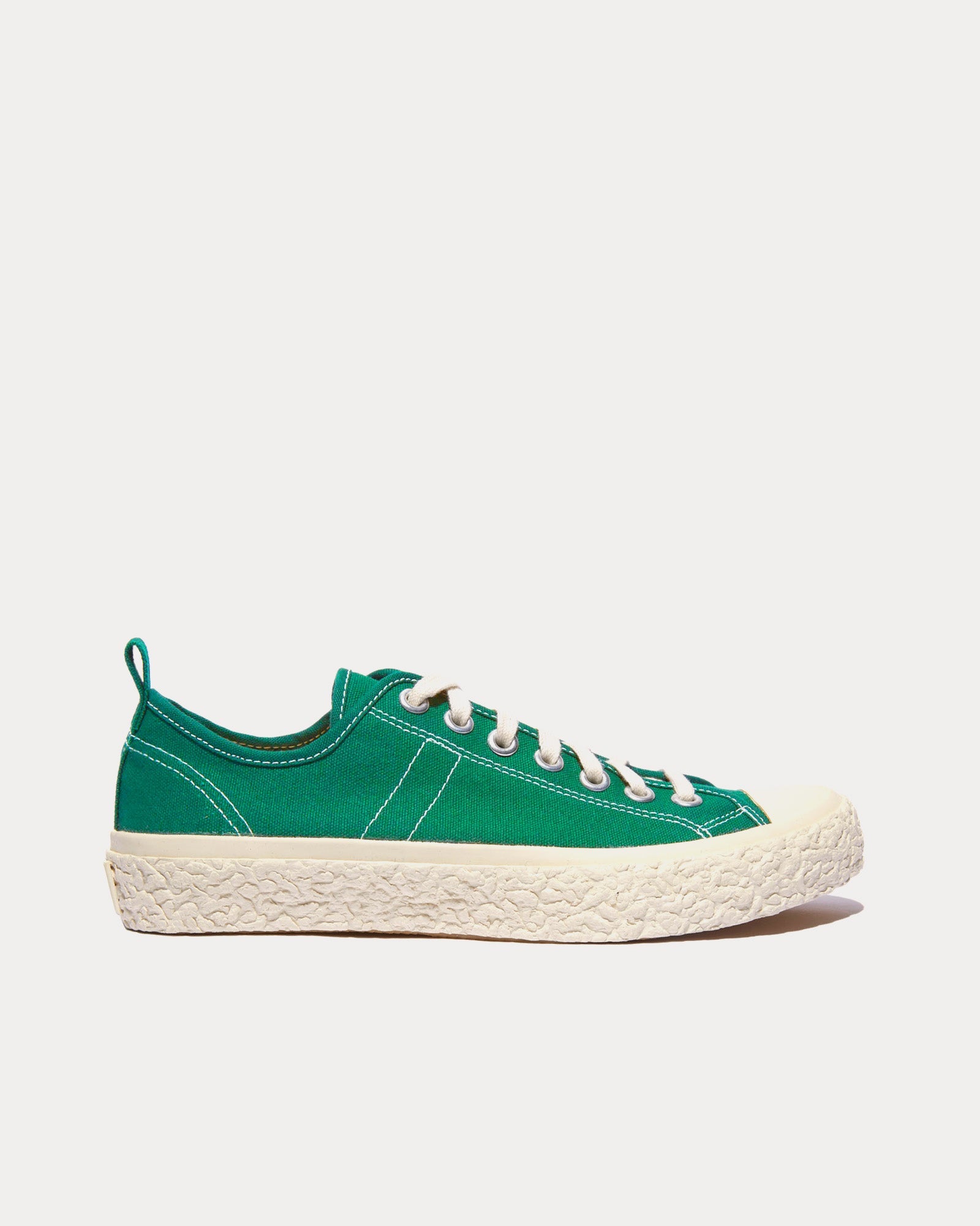 YMC Vulcanised Green Low Top Sneakers - 1