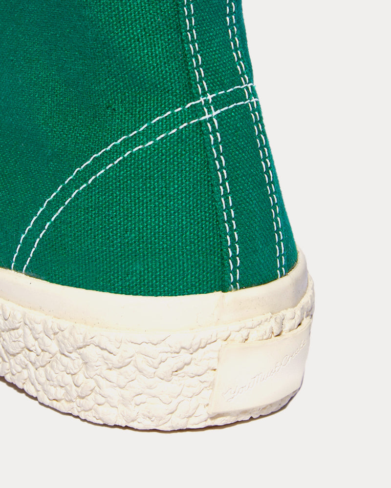 YMC Vulcanised Green High Top Sneakers - 2