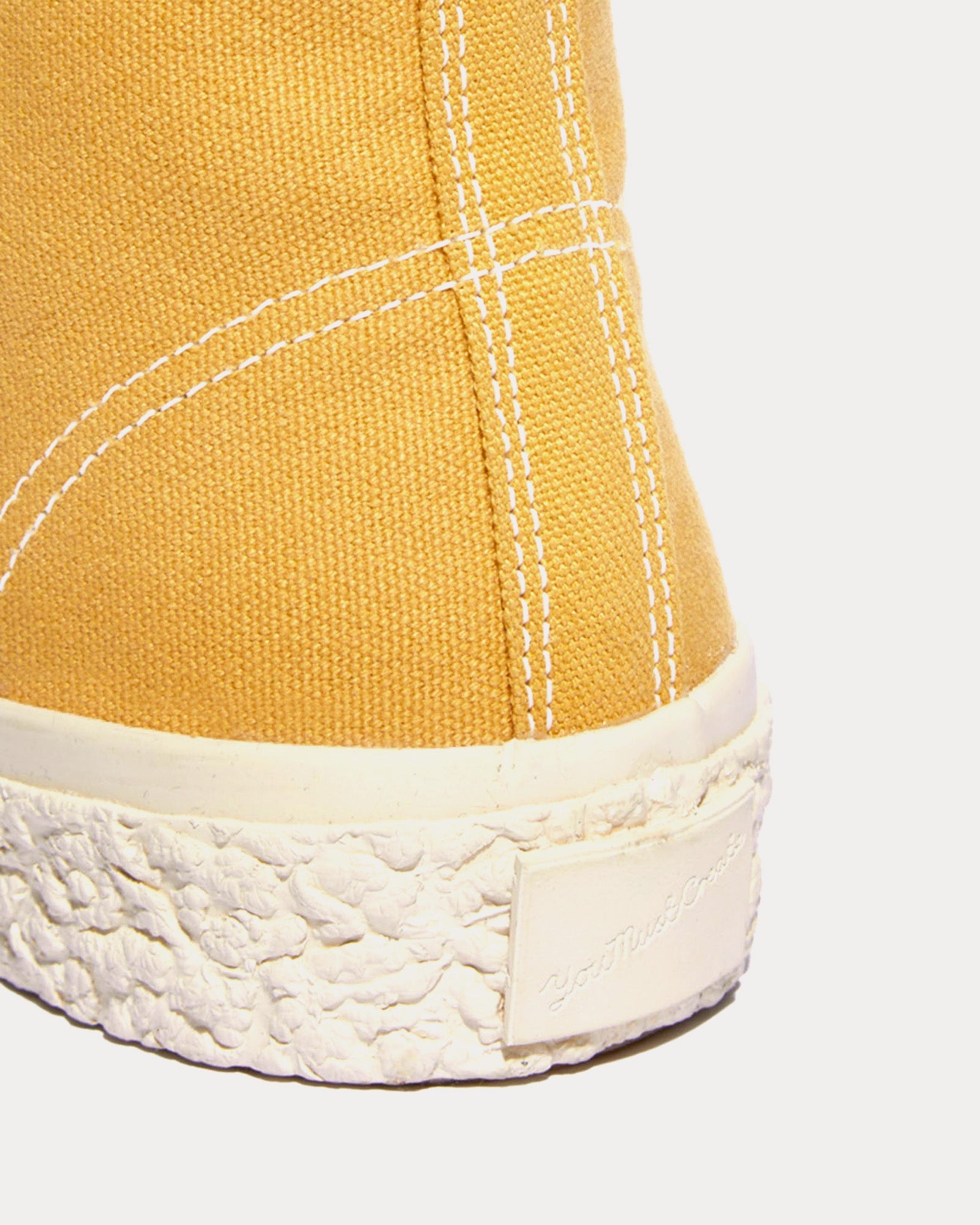 YMC Vulcanised Yellow High Top Sneakers - 2