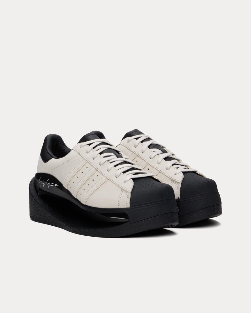 Y-3 Gendo Superstar Talc / Talc / Black Low Top Sneakers - 2