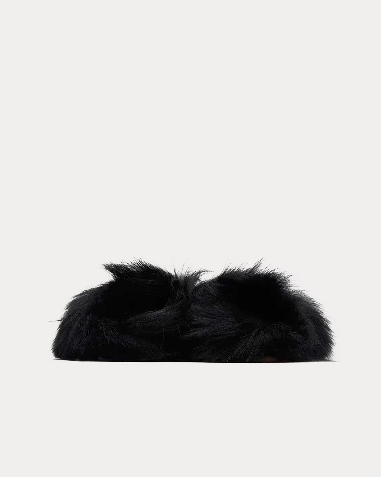 Yves Salomon Toscana Lambskin Noir Slippers - 3