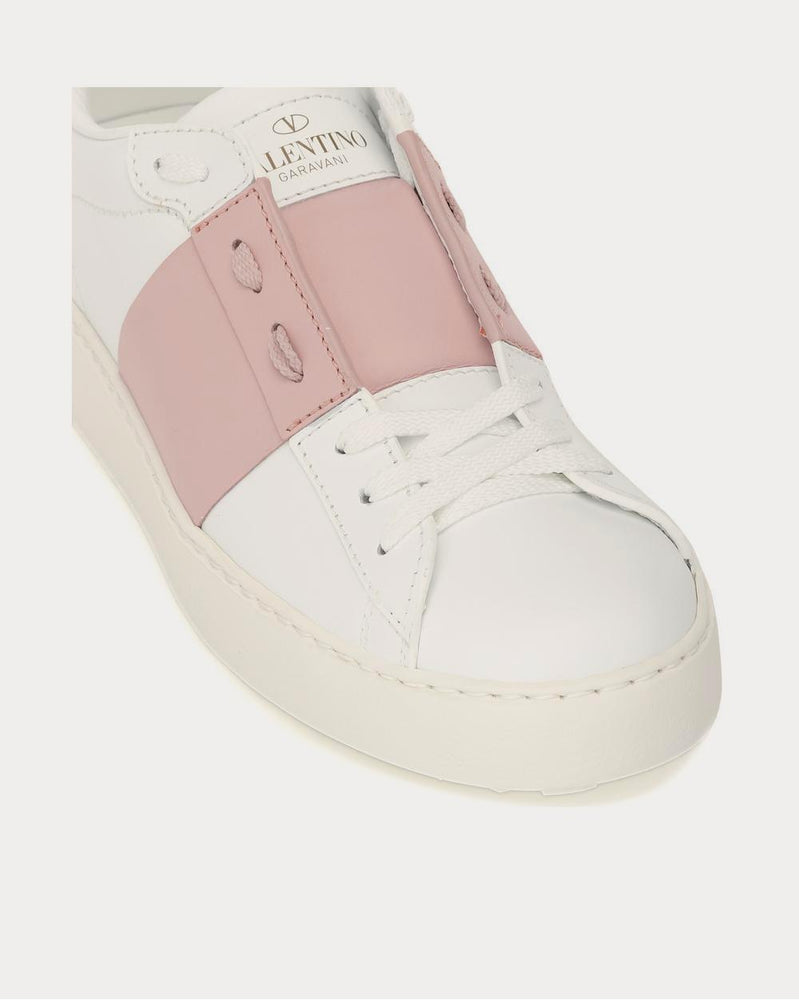 Valentino Valentino Garavani Open leather Bianco Low Top Sneakers - 4