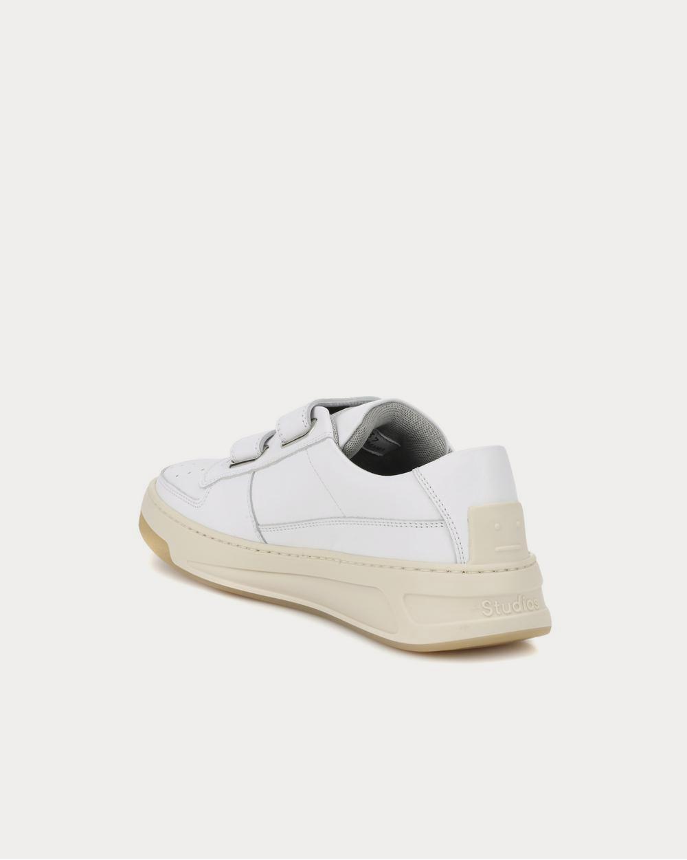 Acne Studios Steffey leather White Low Top Sneakers - 3