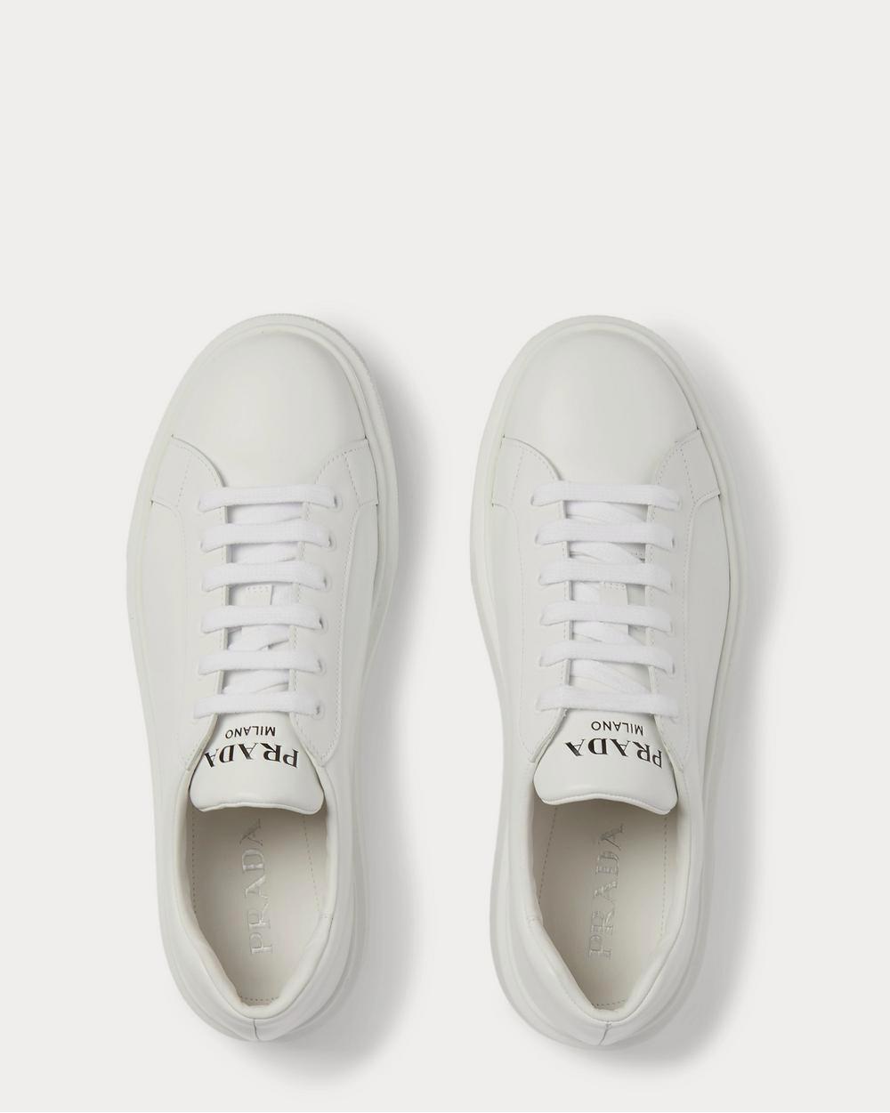 Prada Street Eighty Leather  White low top sneakers - 6