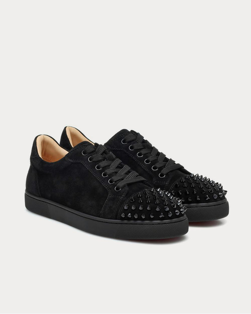 Low top store black louboutins