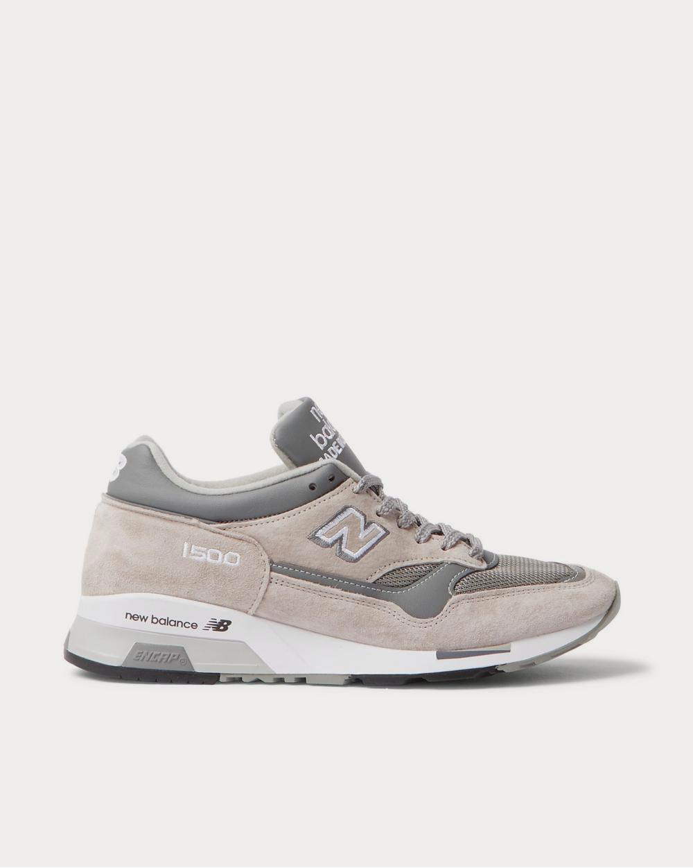 New Balance M1500 Suede, Leather and Mesh  Beige low top sneakers - 1