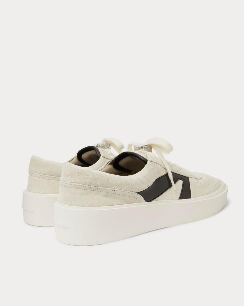 Fear of God Suede, Leather and Canvas  Ecru low top sneakers - 4