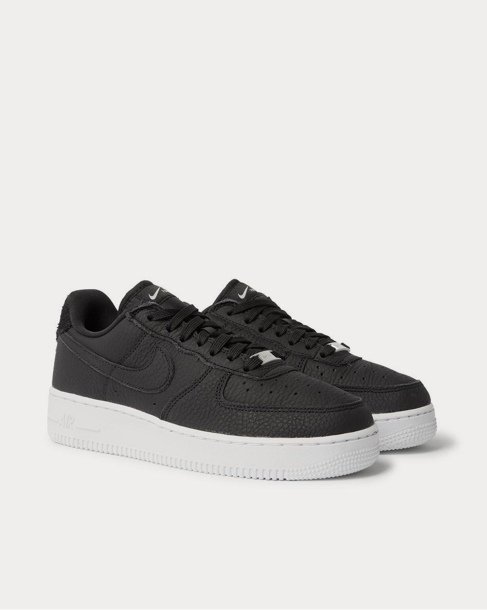 Nike Air Force 1 07 Suede-Trimmed Leather  Black low top sneakers - 2