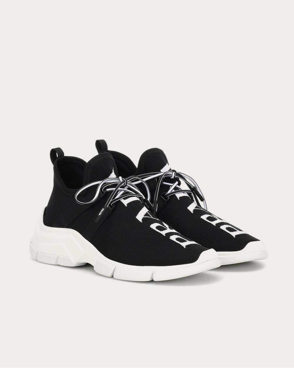 Prada XY Knit black High Top Sneakers - 2