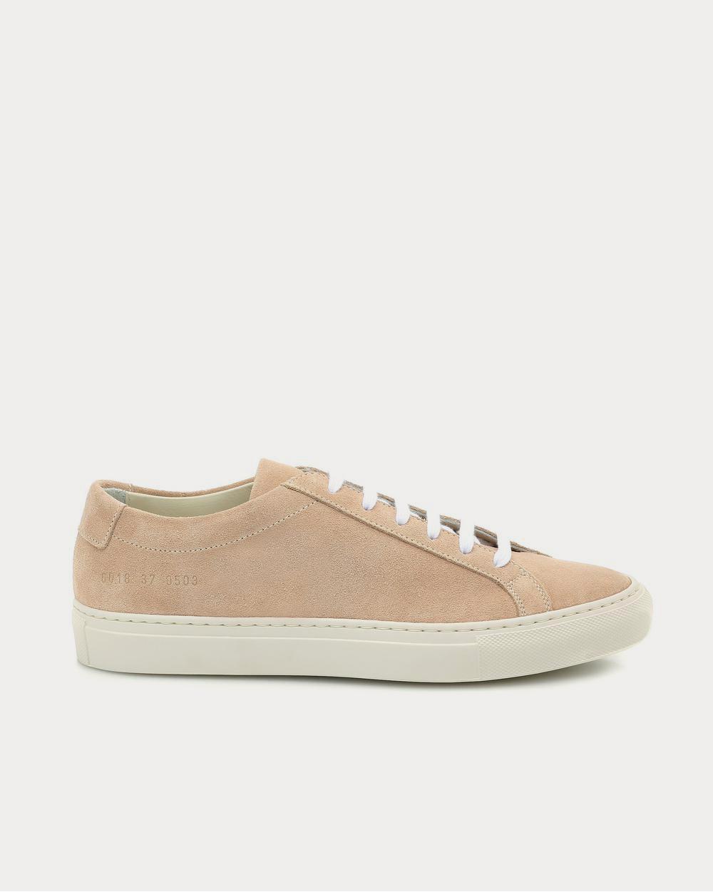 Common Projects Original Achilles suede Amber Low Top Sneakers - 1