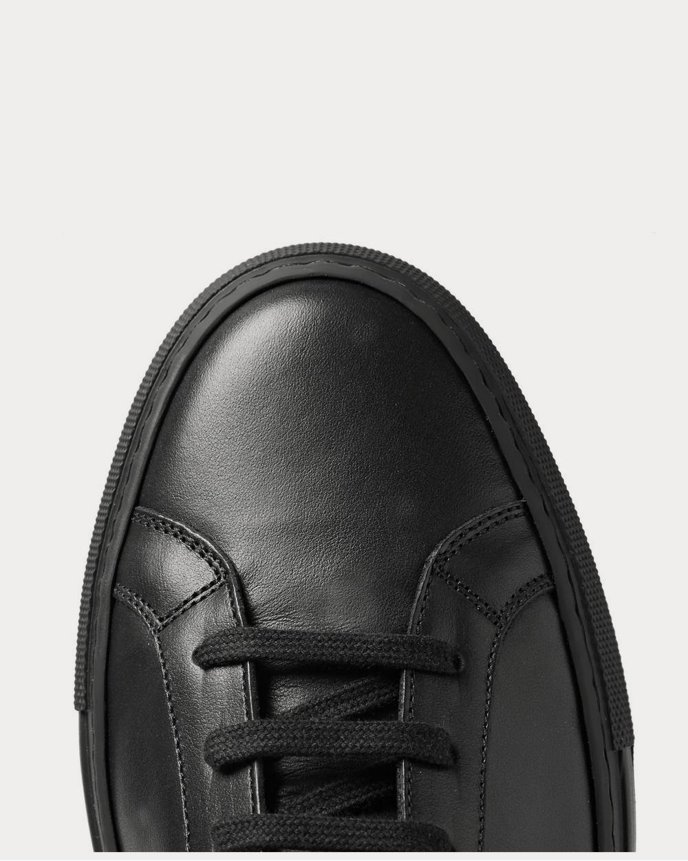 Common Projects Original Achilles Leather  Black low top sneakers - 5