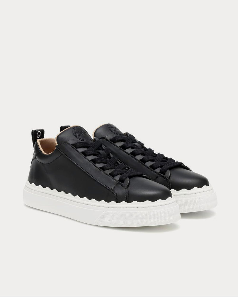 Chloé Lauren leather Black Low Top Sneakers - 2