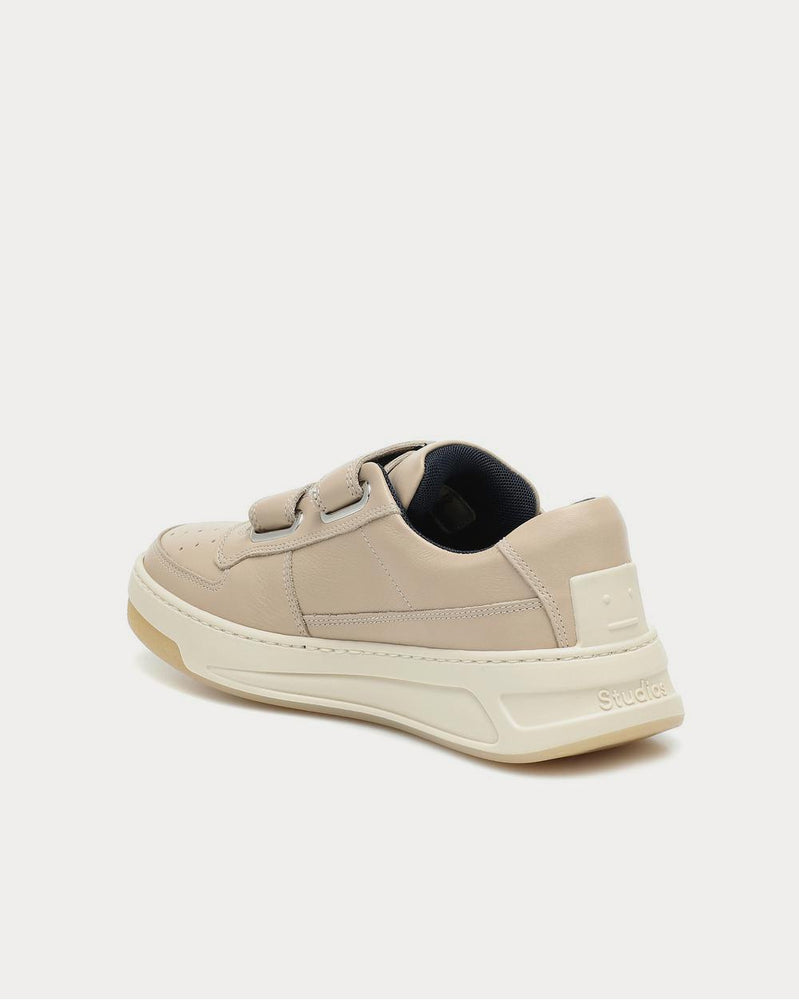 Acne Studios Steffey leather Beige Low Top Sneakers - 3