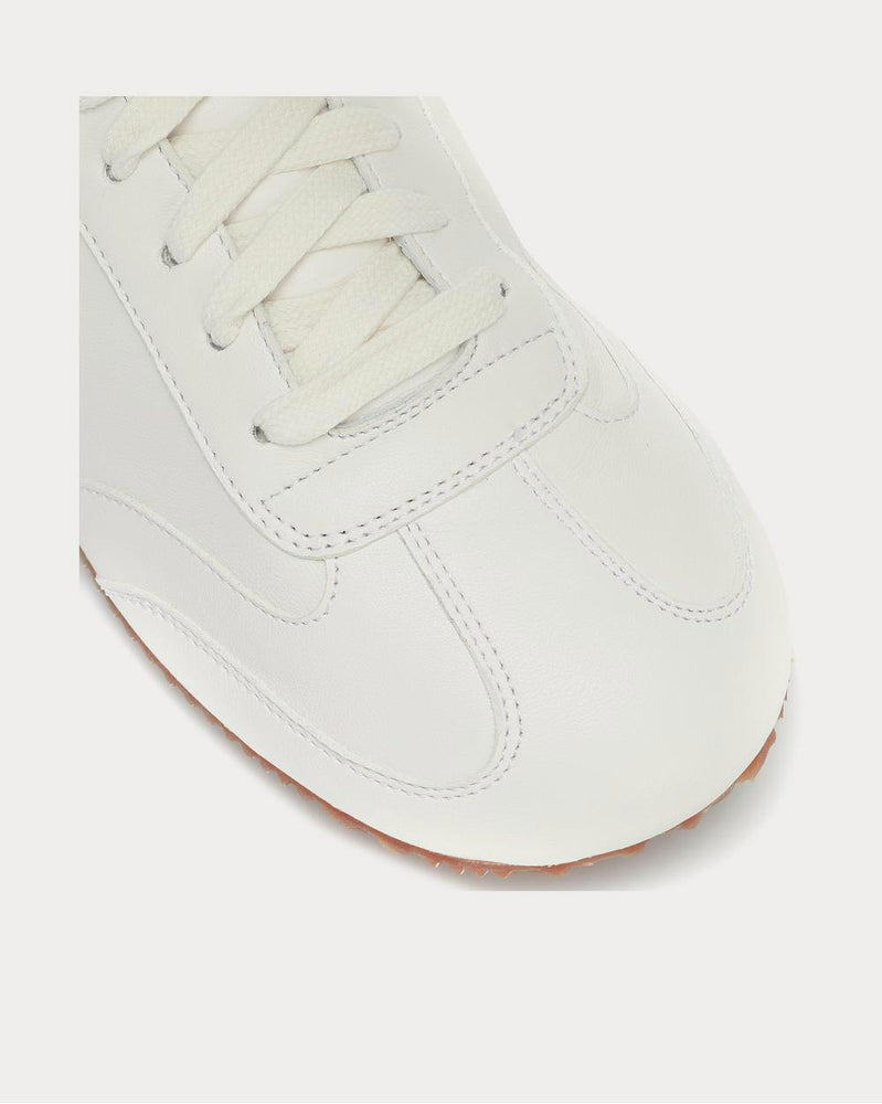 Loewe Ballet Runner leather Soft White Low Top Sneakers - 4