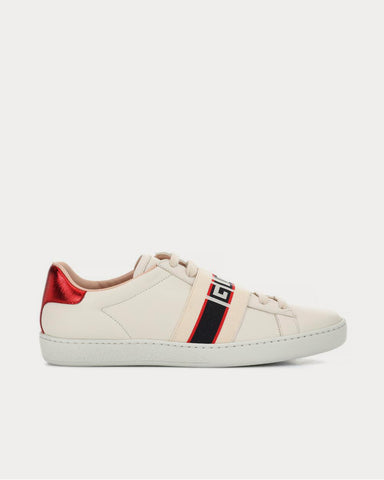 Gucci Ace leather Bianco Low Top Sneakers