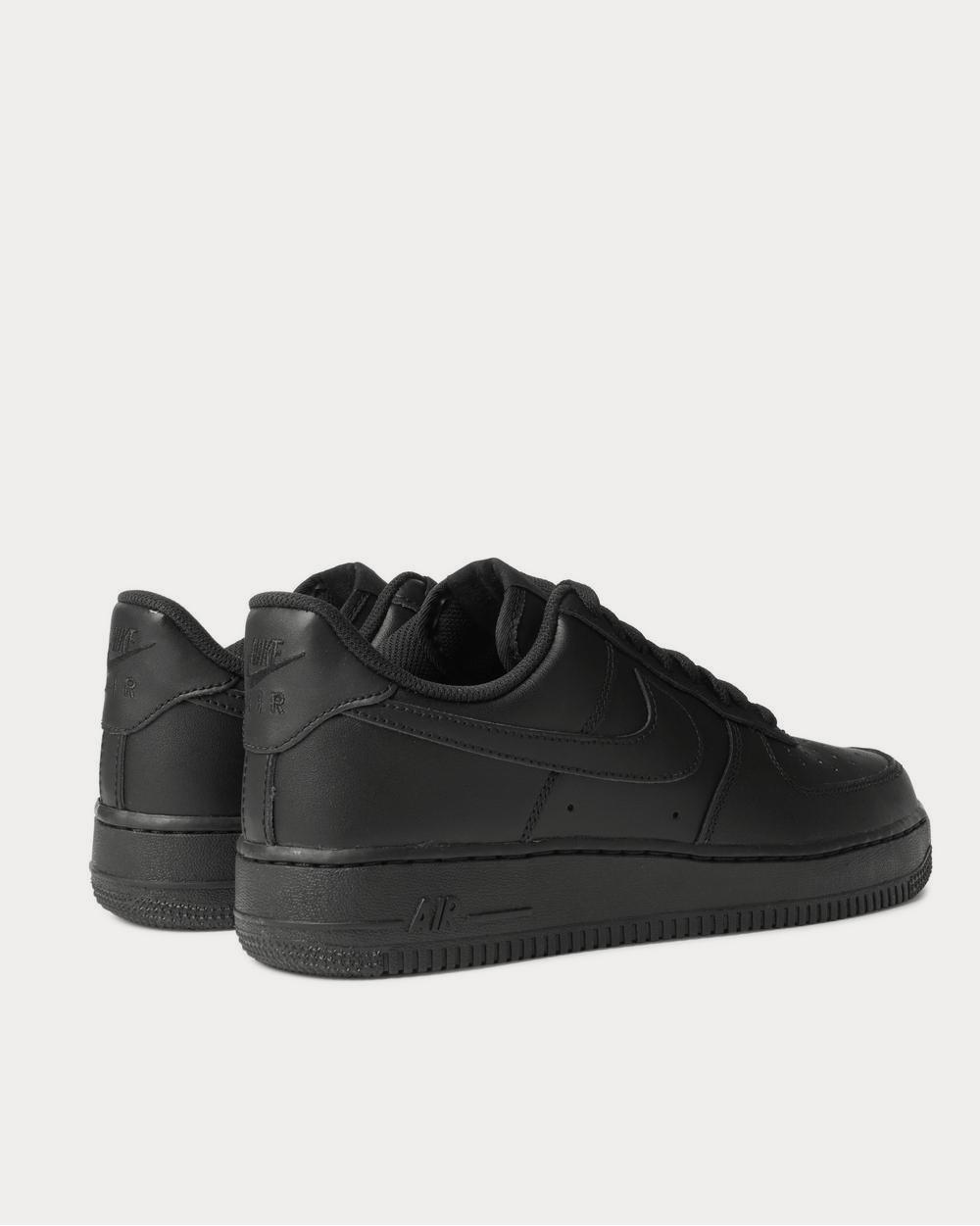 Nike Air Force 1 '07 Leather  Black low top sneakers - 3