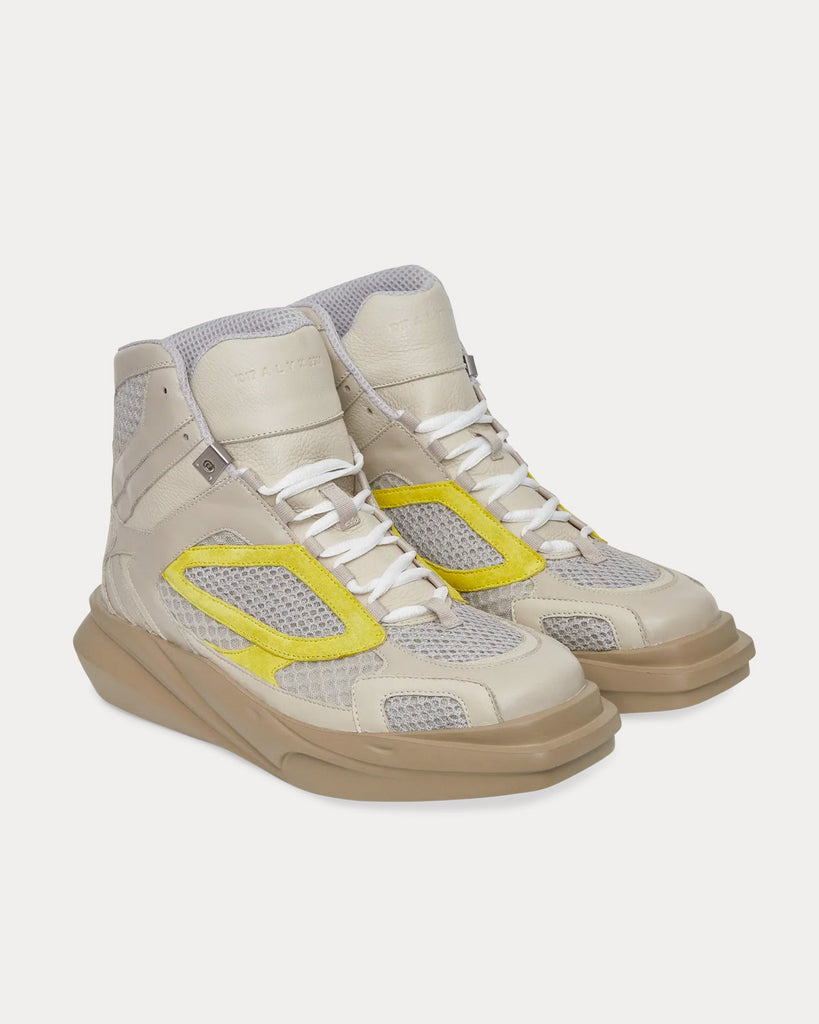 1017 ALYX 9SM Mono Hiking Sand / Yellow High Top Sneakers - Sneak